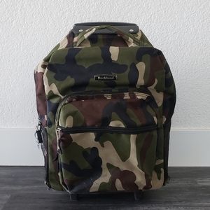 Camouflage Rockland Travel 2 Roller Backpack
